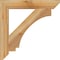 Ekena Millwork Imperial Slat Rough Sawn Bracket, Western Red Cedar, 4"W x 28"D x 28"H BKT04X28X28IMP06RWR - alternate 2